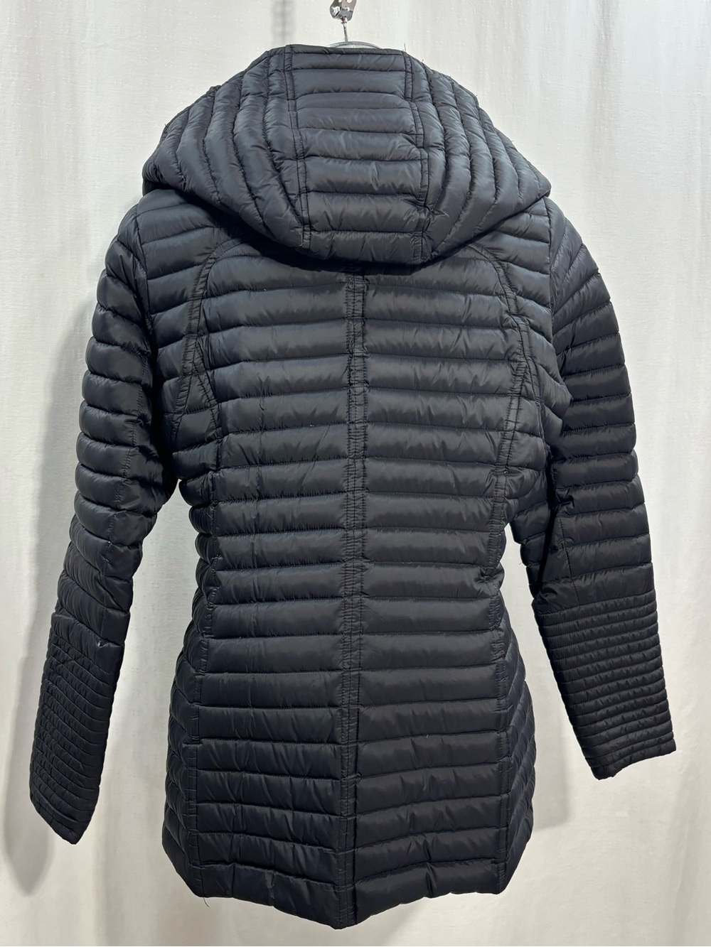RUDSAK Sana Mid-Length Down Puffer Jacket Asymmetric Zipper with Leather Trim XL - Picture 2 of 9